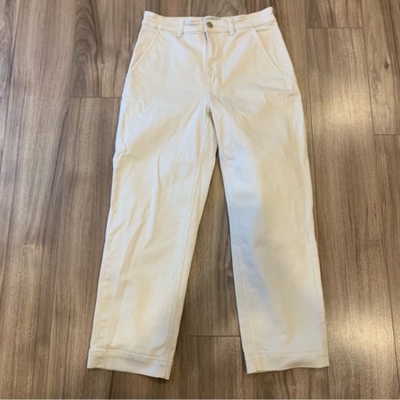 Everlane The Straight-Leg Crop Pant in Sandstone - Picture 3 of 7